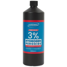 Lucemill 1 Litre Hydrogen Peroxide 3% Food Grade (10 Vols) – Unstabili