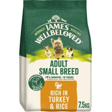 James Wellbeloved Hypoallergenic Dry Dog Food for Adult Small Breed Tu
