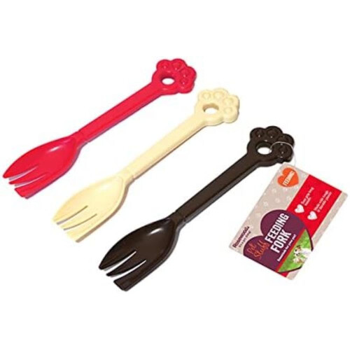 Rosewood Rosewood Pet Stuff Plastic Feeding Forks, Assorted Colours, 1pc - Colo