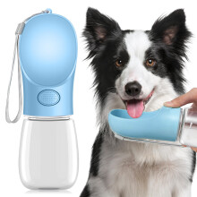 Dog Water Bottle for Walking, 500ml Dog Travel Water Bottle, Portable