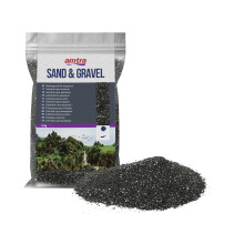Amtra Shiny Sand for Aquariums 0.3-0.9 mm, 5 kg Black