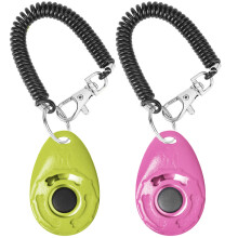 Acehome 2 Pack Dog Training Clicker with Wrist Strap, Pet Training Cli