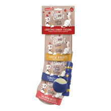 Rosewood Cupid & Comet Christmas Dinner & Toys Stocking Gift, Dog Trea