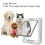 CEESC Large Cat Flap (Outer Size 11" x 9.8"), 4 Way Locking Large Cat 6