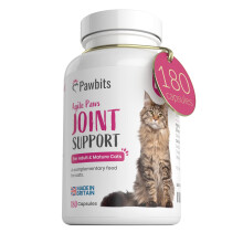 180 Pawbits Joint Support for Cats Tablets for Stiff & Mature Adult Ca