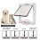 CEESC Large Cat Flap (Outer Size 11" x 9.8"), 4 Way Locking Large Cat 4