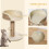 PawHut PawHut Cat Tree Tower Activity Center Climbing Stand with Scratching P 4