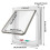 CEESC Large Cat Flap (Outer Size 11" x 9.8"), 4 Way Locking Large Cat 3