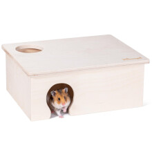 Niteangel Birch Chamber-Maze Hamster Hideout - Small Pets Woodland Hou