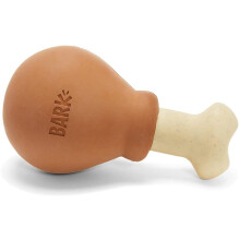 Bark Dog Toy Super Chewer Turkey Drumstick - Small, Chicken Scented Na
