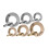 Round Solid Brass and Stainless Steel, Deep Engraved, Custom Pet ID Ta 3