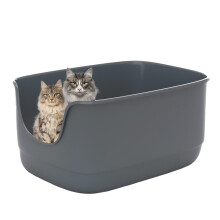 Suhaco High Sided Jumbo Cat Litter Tray Anti Splash Open Top Cat Litte