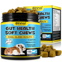 Digestive Fiber Cut Support Chews for Dogs | With Pumpkin, Probiotics