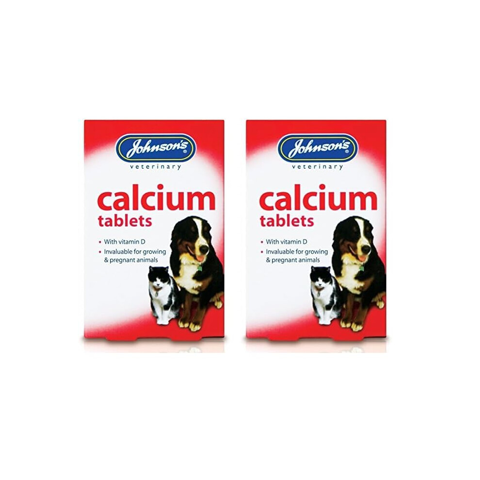 Johnson's Veterinary Johnsons Vet Calcium And Vitamin D Tablets, Pack Of 80 A010