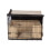 Danish Design Dog Crate Cover - Blackout Lined, Roll-Down Doors - Oatm 5