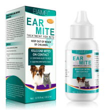 NIFEISHI Ear Mite Treatment for Dogs and Cats, Ear Yeast Infection Tre