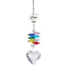 Personalised Rainbow Bridge Pet Loss Gifts, Pet Memorial Suncatcher, C