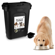 ASAB Pet Food Storage Container Large 30L/15kg Plastic Food Storage Co
