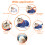 Catcan Breathable Mesh Anti Scratch Adjustable Cat Grooming Bag for Na 5