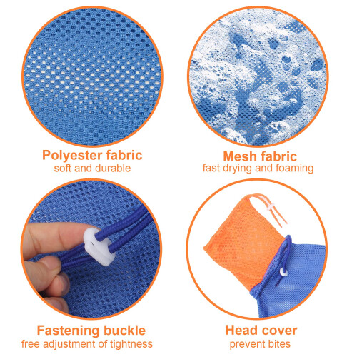 Catcan Breathable Mesh Anti Scratch Adjustable Cat Grooming Bag for Na 2