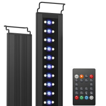 NICREW C10 24/7 Aquarium Light with Remote, Full Spectrum Fish Tank LE