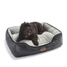 Silentnight Airmax Dog Bed – Medium Dog Pet Bed with Removable and Rev