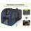 Pecute pecute Cat Carrier Dog Backpack Expandable, Portable Breathable Rucksa 5