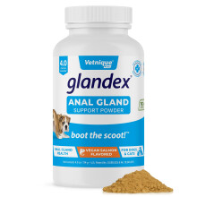 Glandex Dog & Cat Anal Gland Sac Fiber Supplement Powder With Pumpkin,