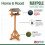 Maypole Adjustable Bird Table with Easy Clean Removable Base (Slate-Ef 5