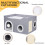 Foldable Cat House, 2-Layer Large Soft Cat Bed Cave Cube with Scratchi 3