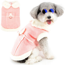 Zunea Dog Winter Coats for Small Dogs Cats Shearing Fleece Dog Jacket
