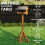 Maypole Adjustable Bird Table with Easy Clean Removable Base (Slate-Ef 2