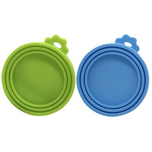SULIVES Pet Food Can Lids Covers - Food Grade Silicone, Dog & Cat Tin