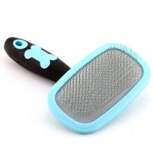 PETPAWJOY Dog Cat Slicker Brush, Gently Cleaning Pin Brush for Sheddin