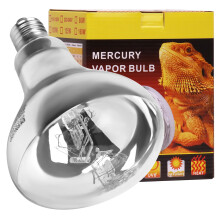 DERNORD Mercury Vapour Bulb Tortoise - 160W UVA UVB Heat Lamp Bulb for