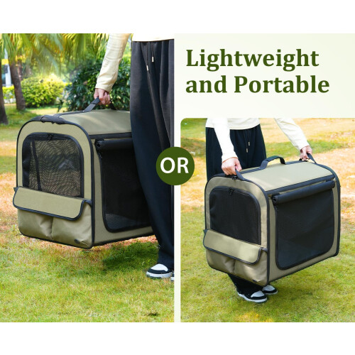 Pecute Pecute Dog Car Carrier Stable and Light Weight, Expandable Extra Space 1