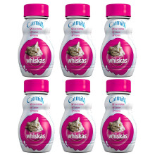KRISP 6 x 200ml Cat Milk Drink Treat Calcium Protein Healthy Pet Food