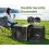Pecute Pecute Dog Car Carrier Stable and Light Weight, Expandable Extra Space 6