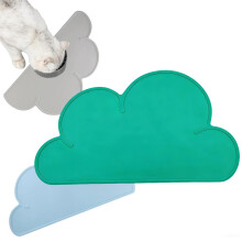 VINPAM-Premium Cat Food Mat - Anti-slip Silicone Pet Feeding Mat, Clou