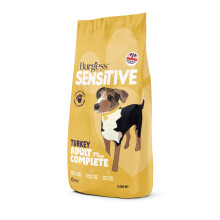 Burgess Sensitive Hypoallergenic Dog Food Adult British Turkey and Ric