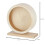 Kerbl Hamster Wood Wheel, Ø 29cm, Brown 6
