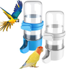 Pawfly 2 Pcs Bird Water Dispenser, Automatic Bird Water Feeder, Cage A