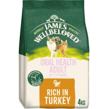 James Wellbeloved Hypoallergenic Dry Cat Food for Adult Cats Oralcare