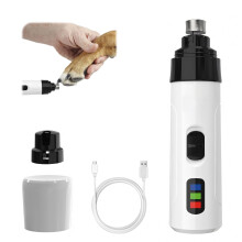 Dog Nail Grinders Silent - 2 Speed Pet Friendly Electric Dog Nail Trim
