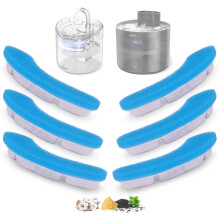 HAPUP Kitty Spout Cat Fountain Filter Replacement - Arc-Shaped Safe Wa