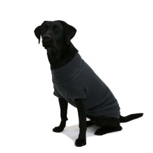 Ancol Charcoal Grey Cable Knit Dog Jumper - Extra Warm & Cosy Woollen