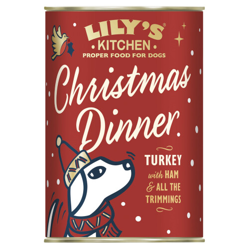 Lily's Kitchen Dog Christmas Turkey and Ham 400g