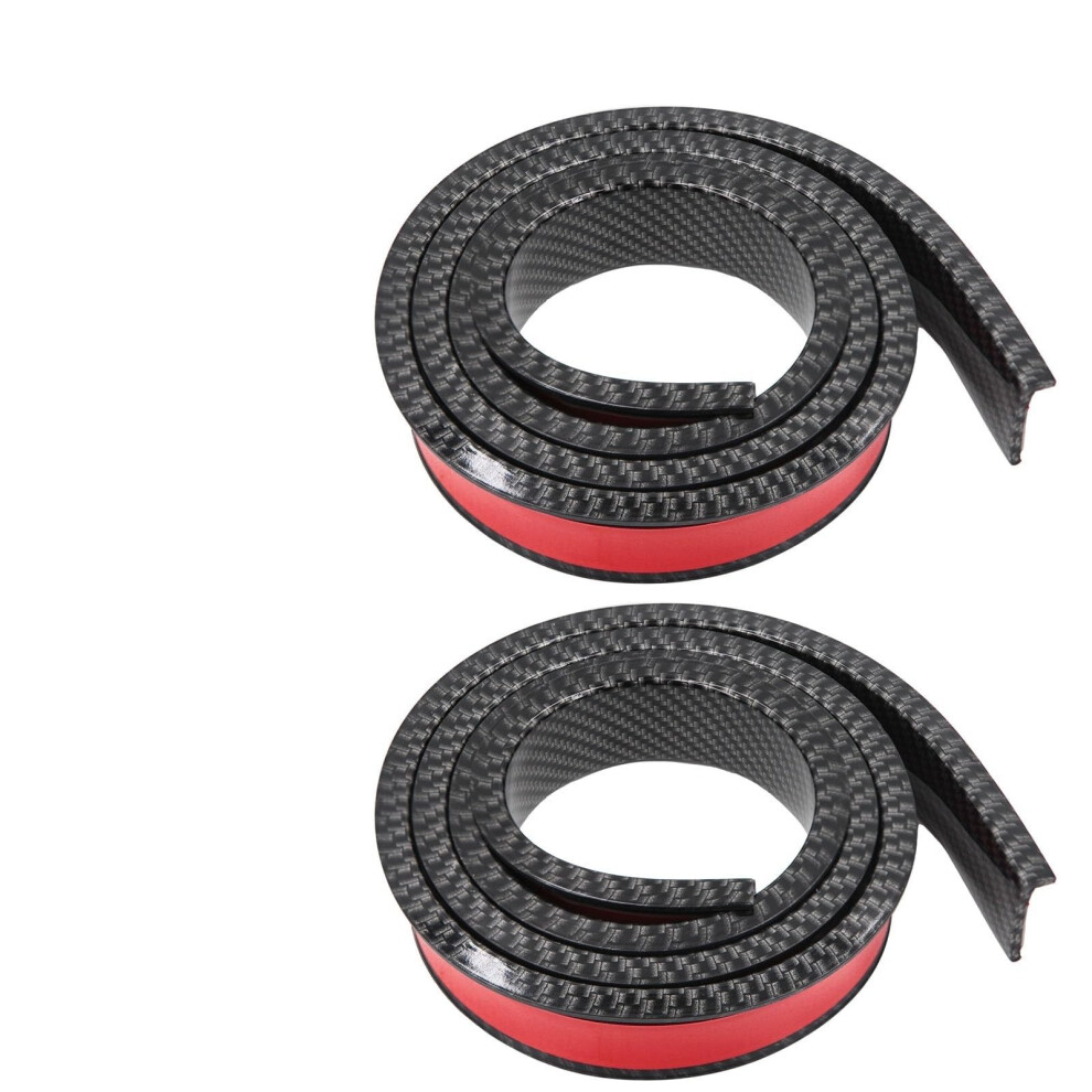 Universal Rubber Car Mud Flaps Fender Protector Selfadhesive Waterproof Antiscratch Guard Carbon 9199774978569