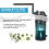 BAITAI Internal UV Fish Tank Filter with Timer, 5-in-1 Aquarium Filter 5