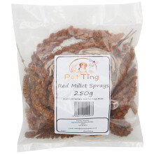 Pet Ting French Red Millet Sprays 250g - Bird, Parrots and Small Anima